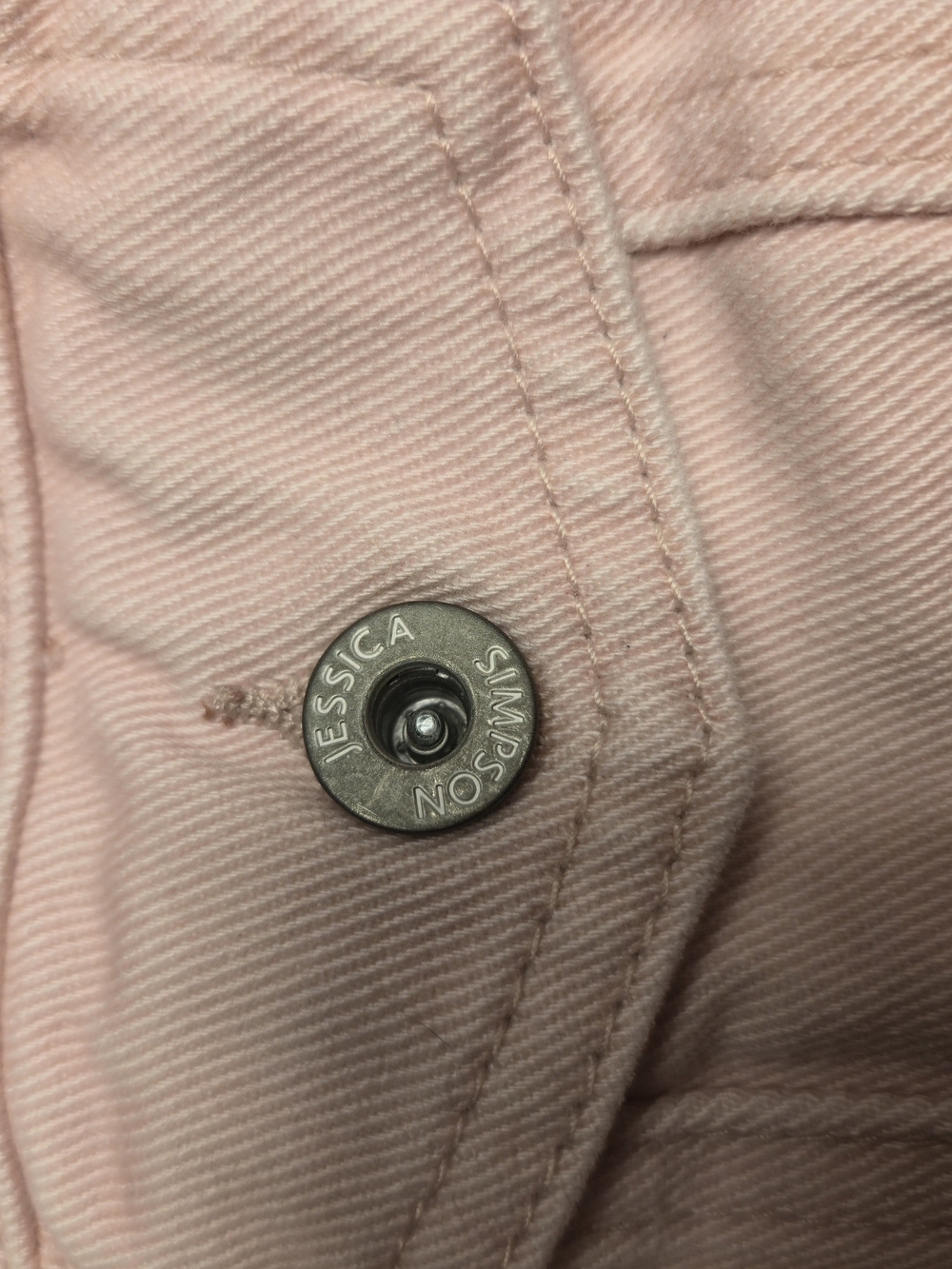 Jessica Simpson Women’s Pink Jeans Jacket - Small - Picture 6 of 8